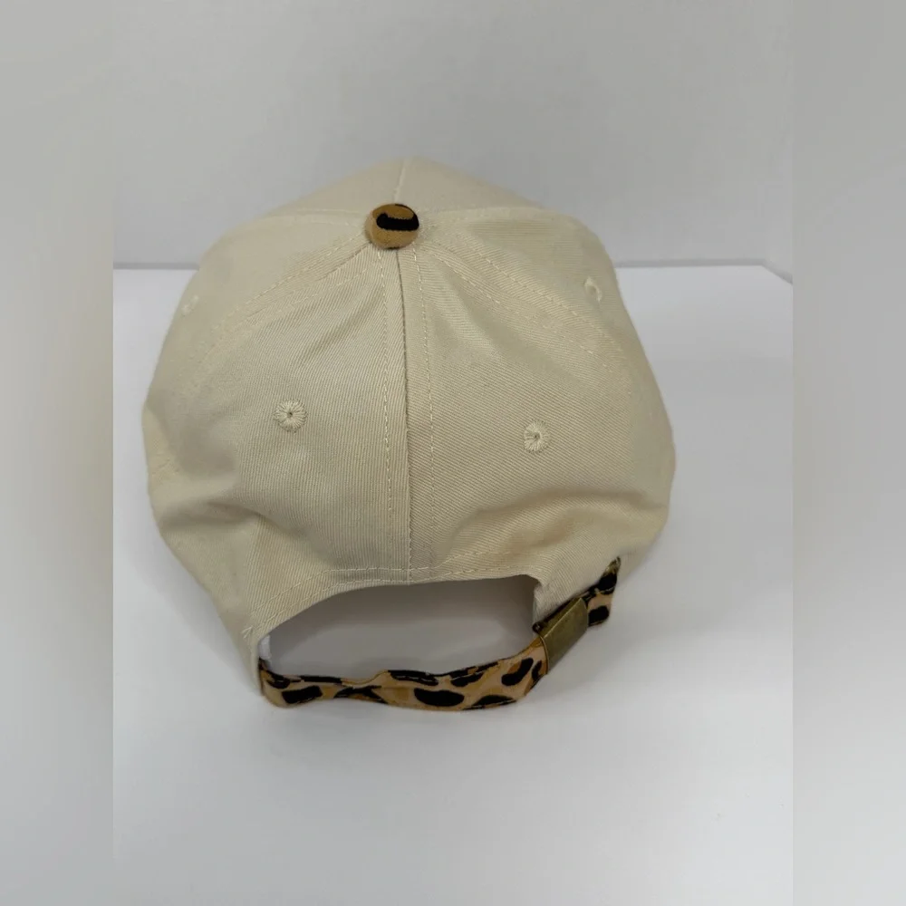 YEEHAW Cheetah Print Trucker Hat Western Snapback Adjustable - Picture 4 of 5